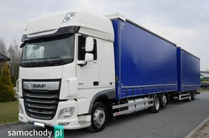 DAF XF 106.480 ZESTAW 120m3 TANDEM PRZEJAZDOWY Ciężarowe 2021