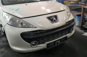 PEUGEOT 207 CC MASKA ZDERZAK LAMPA BŁOTNIK PRAWY PAS PRZÓD 1,6HDI EU