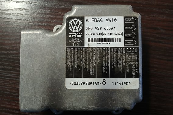 VW PASSAT B7 MODUŁ SENSOR PODUSZEK 5N0959655A