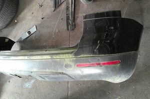 VW TOUAREG 7L ZDERZAK TYŁ TYLNY LC9Z PDC