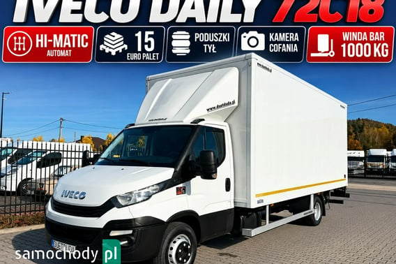 Iveco Daily 72C18 Kontener HI-MATIC 15 Euro Palet Ciężarowe 2017