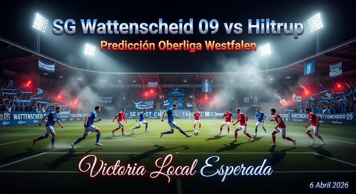 SG Wattenscheid 09 vs Hiltrup Pronóstico / Prediction