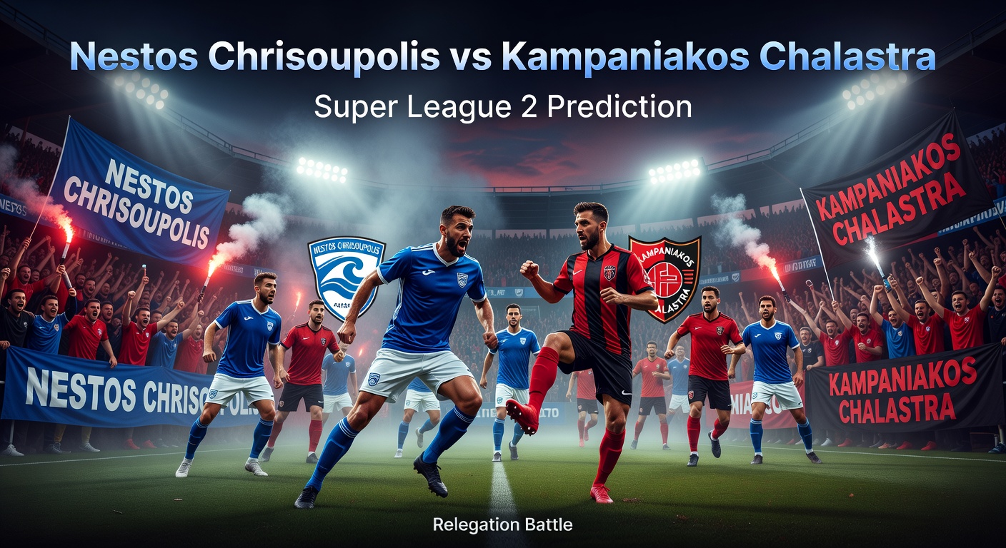 Nestos Chrisoupolis vs Kampaniakos Chalastra Pronóstico / Prediction