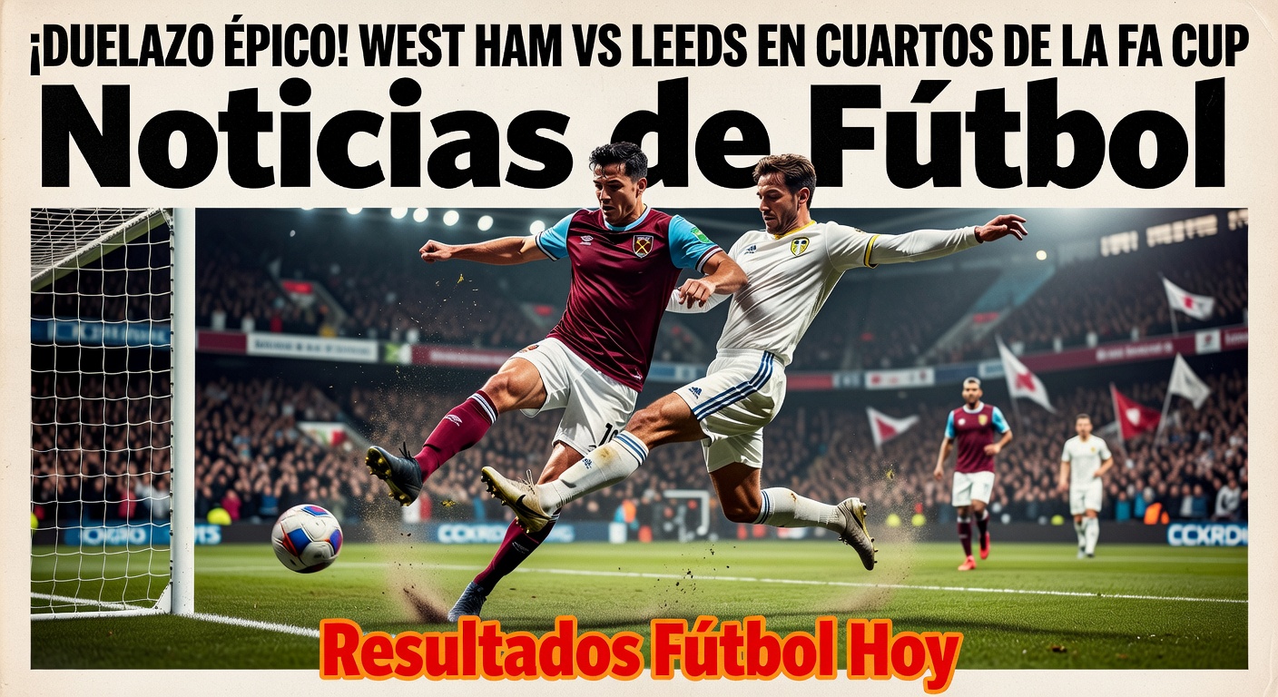 West Ham vs Leeds United FA Cup Quarterfinal Underway