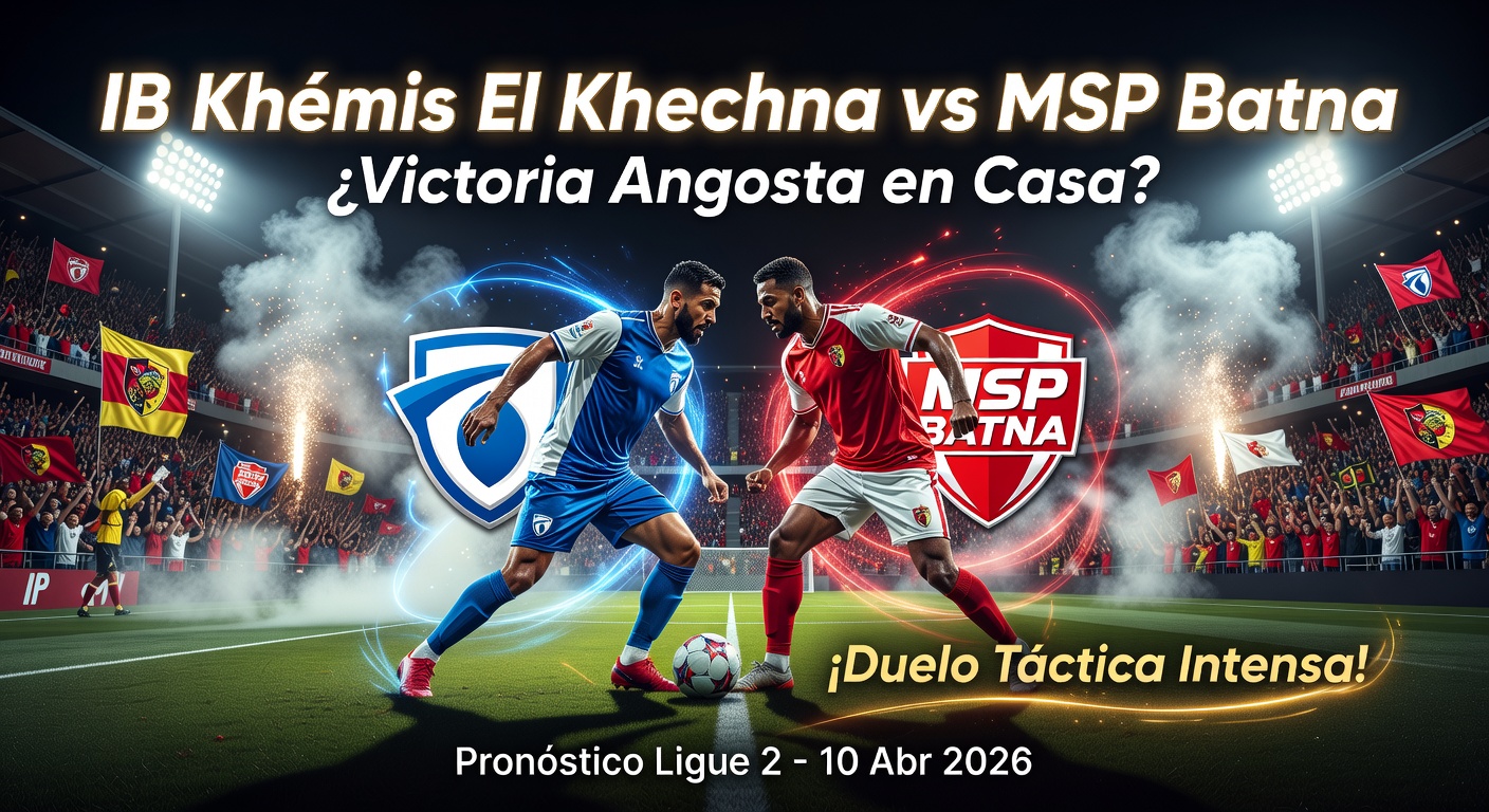 IB Khémis El Khechna vs MSP Batna Pronóstico / Prediction