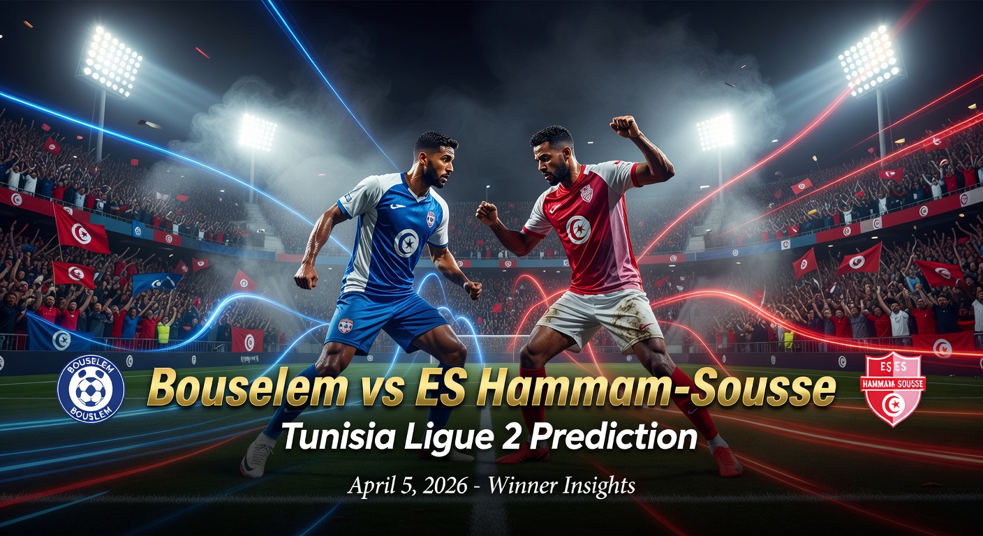 Bouselem vs ES Hammam-Sousse Pronóstico / Prediction