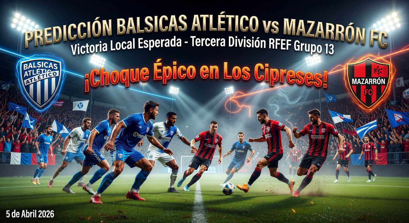 Balsicas Atlético vs Mazarrón FC Pronóstico / Prediction