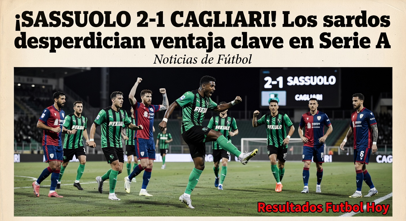 Sassuolo 2-1 Cagliari in Serie A