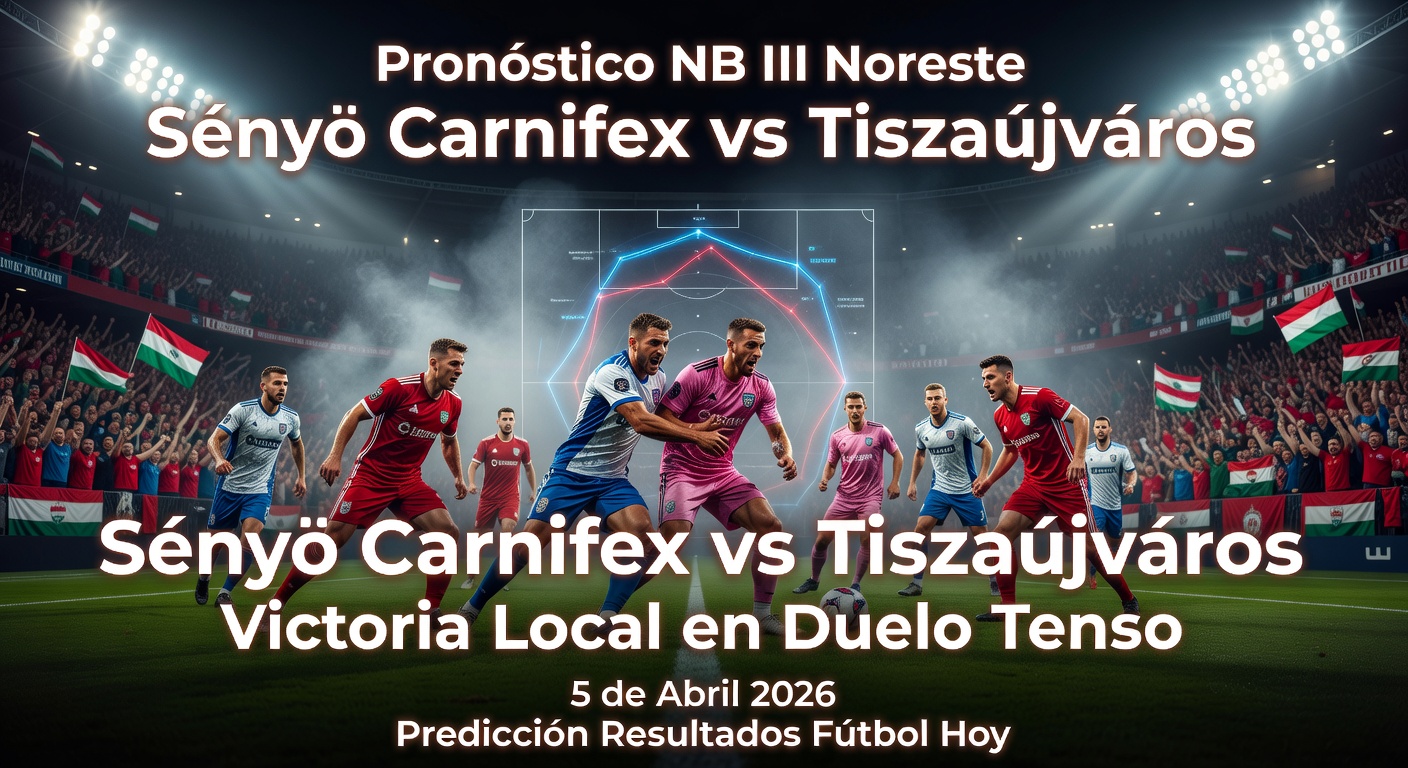 Sényő Carnifex vs Tiszaújváros Pronóstico / Prediction