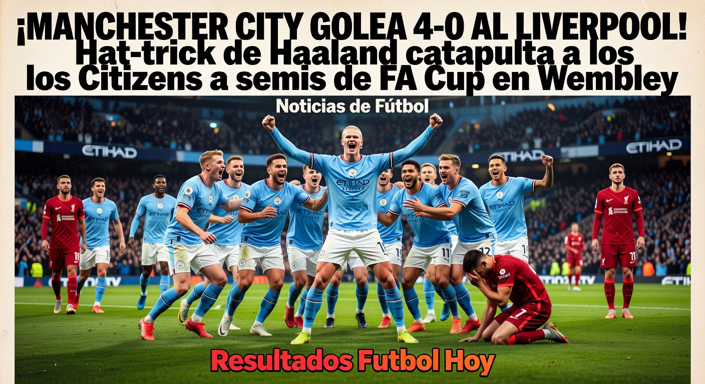 Manchester City thrash Liverpool in FA Cup quarterfinal