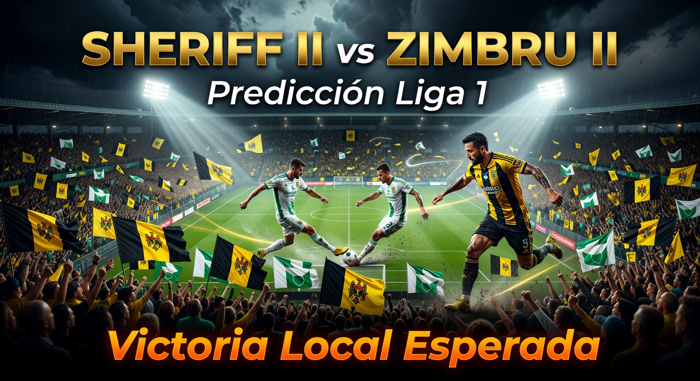 Sheriff II vs Zimbru II Pronóstico / Prediction