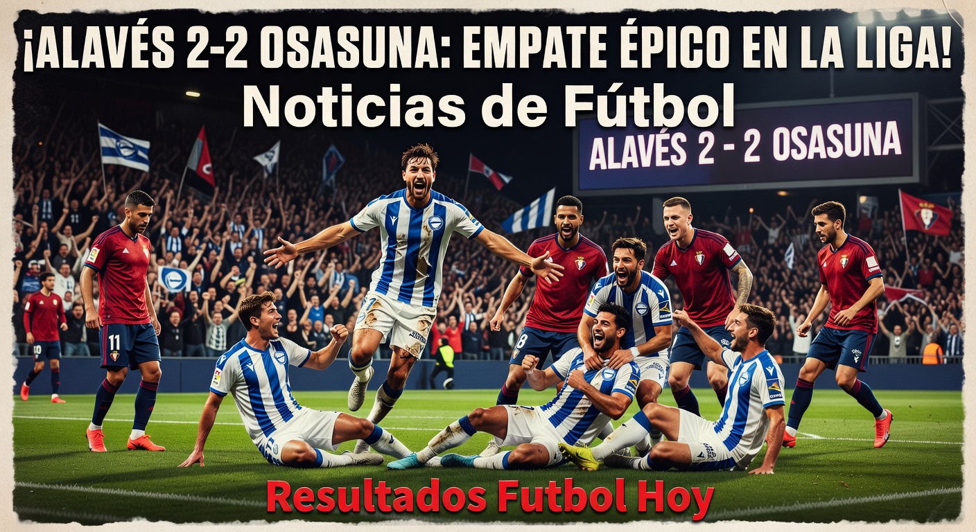 Alavés and Osasuna share spoils in 1-1 La Liga draw