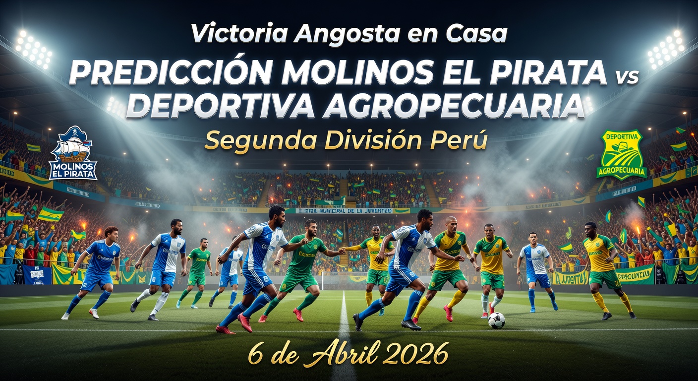 Molinos El Pirata vs Deportiva Agropecuaria Pronóstico / Prediction