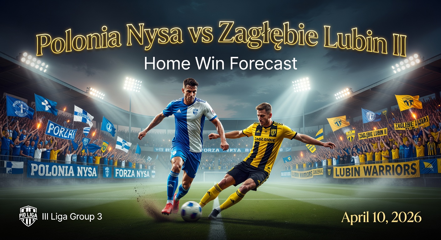 Polonia Nysa vs Zagłębie Lubin II Pronóstico / Prediction