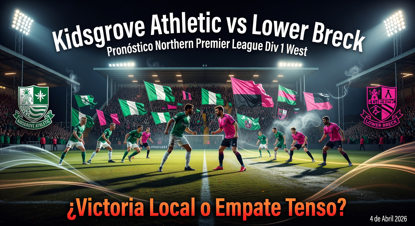 Kidsgrove Athletic vs Lower Breck Pronóstico / Prediction