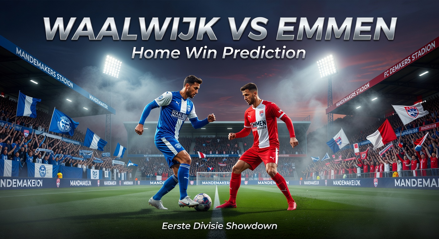 Waalwijk vs Emmen Pronóstico / Prediction