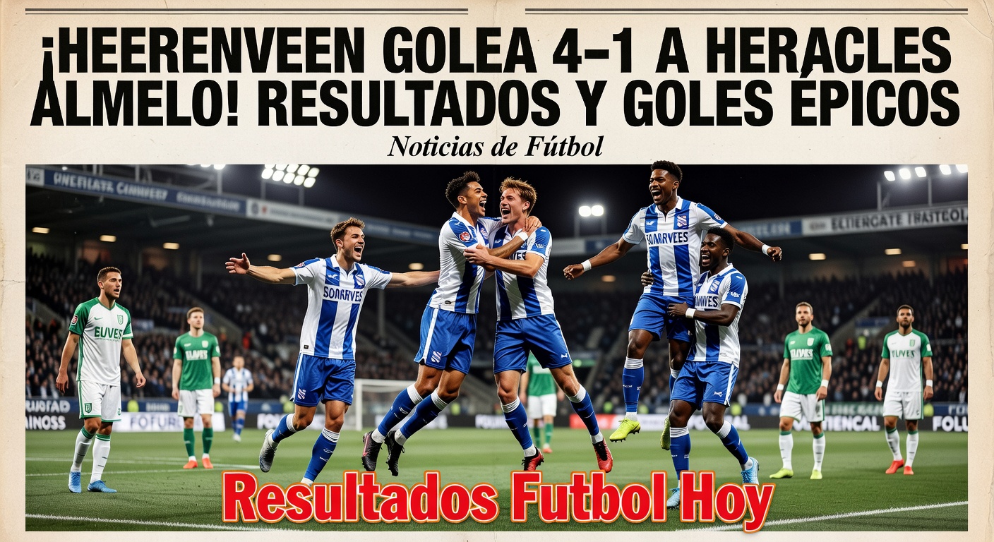 Heracles Almelo 1-4 Heerenveen (FT) Eredivisie