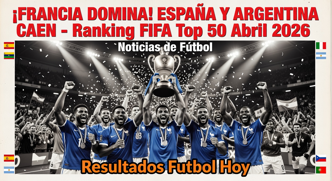 FIFA Men's Top 50 World Rankings: April 2026 (ESPN)