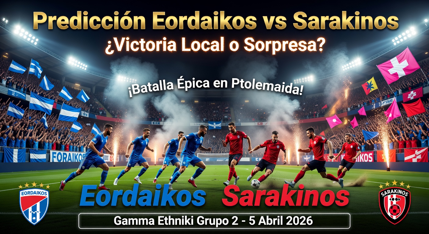 Eordaikos vs Sarakinos Pronóstico / Prediction