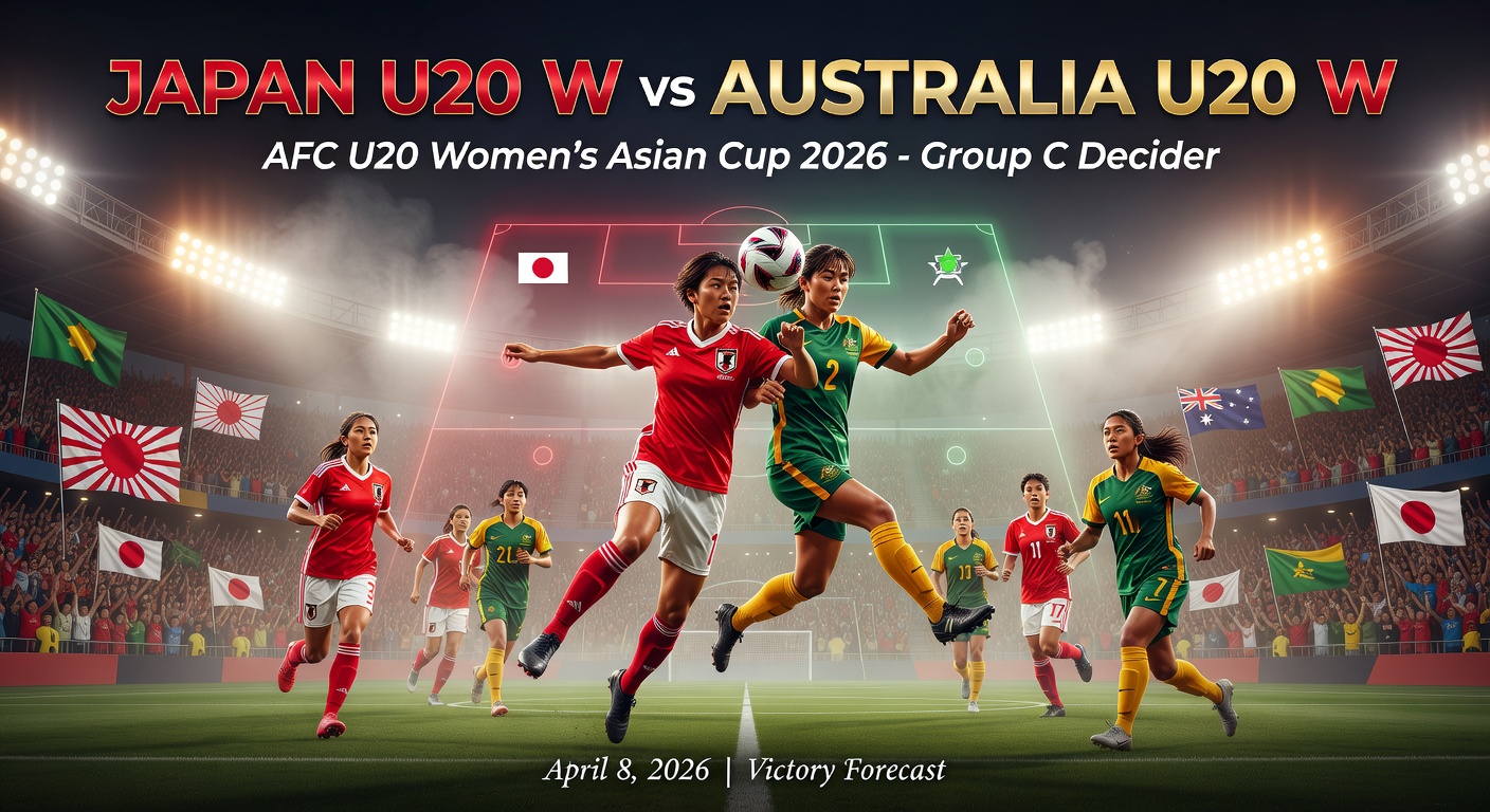 Japan U20 W vs Australia U20 W Pronóstico / Prediction