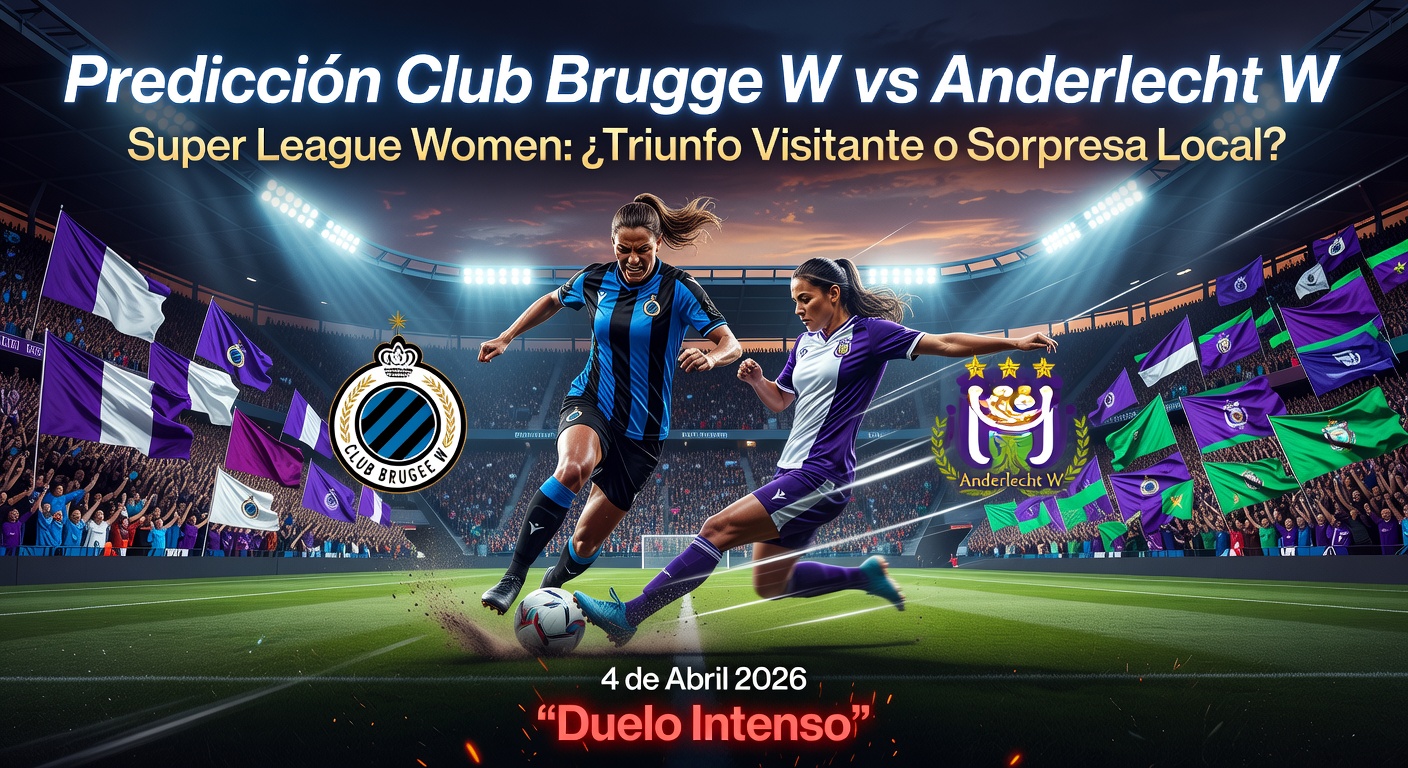 Club Brugge W vs Anderlecht W Pronóstico / Prediction