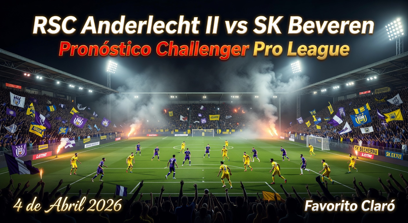 RSC Anderlecht II vs SK Beveren Pronóstico / Prediction