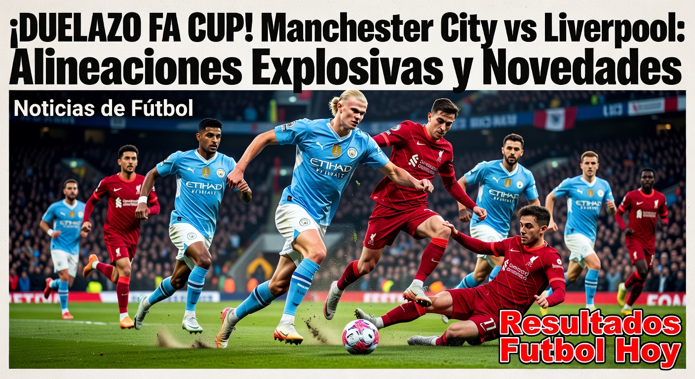 Man City vs Liverpool FA Cup Quarterfinal: Salah and Haaland Start, Isak Benched