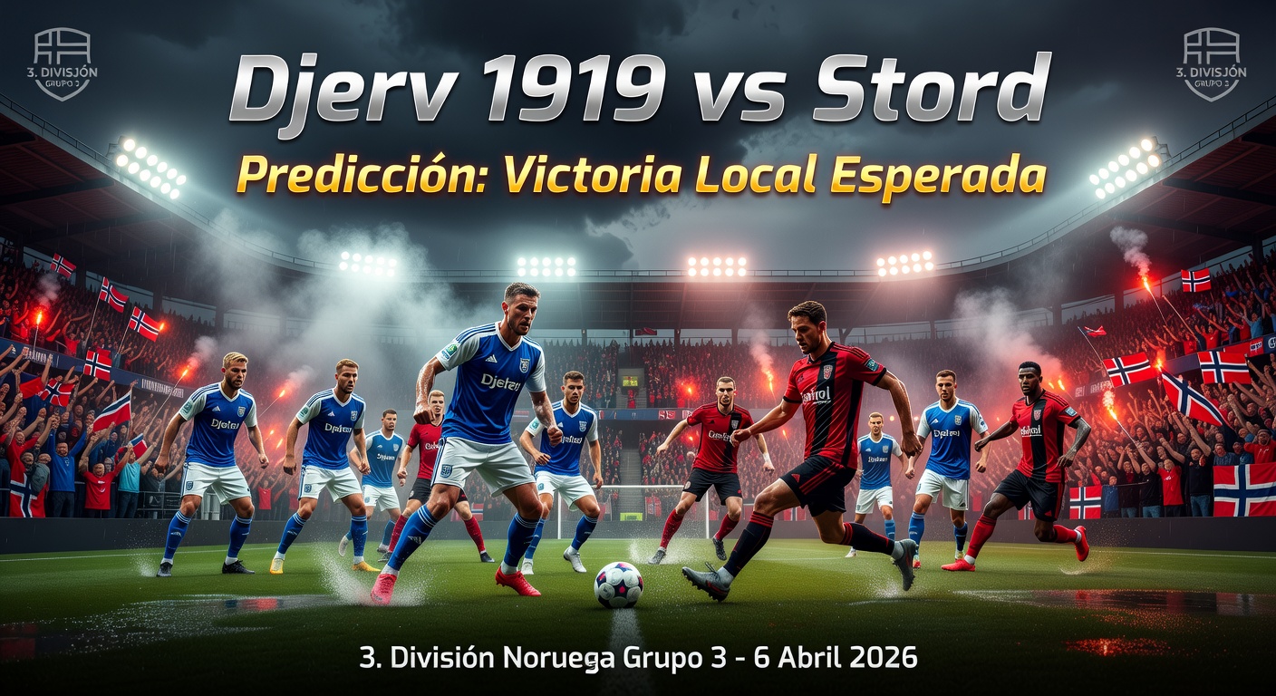 Djerv vs Stord Pronóstico / Prediction