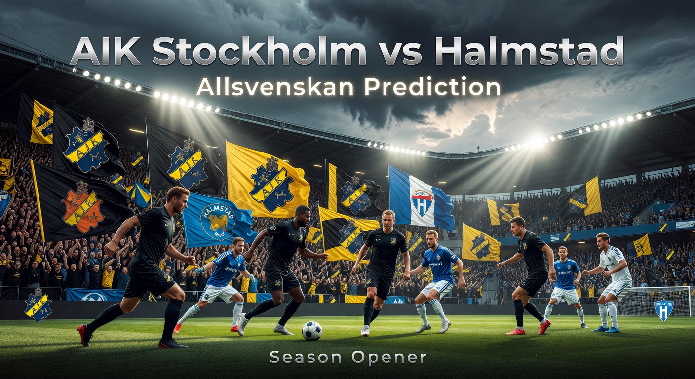 AIK Stockholm vs Halmstad Pronóstico / Prediction