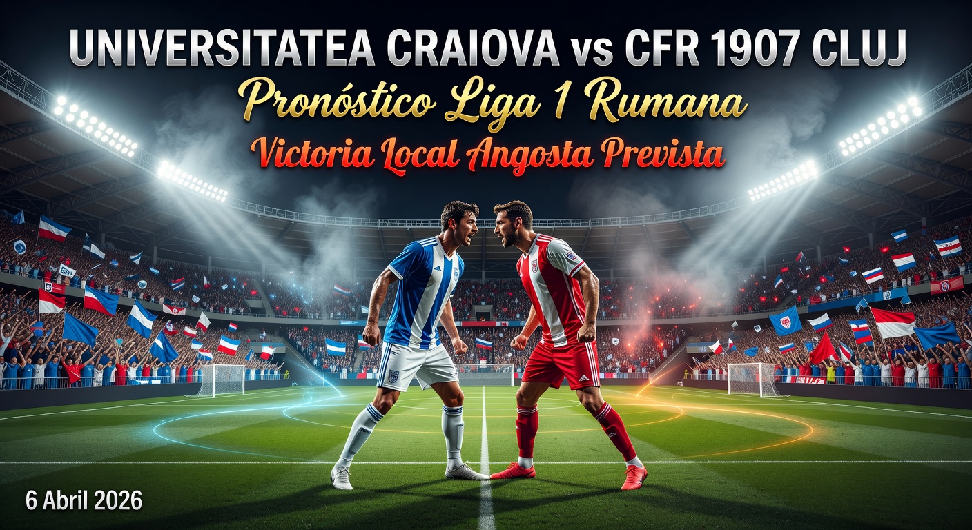 Universitatea Craiova vs CFR 1907 Cluj Pronóstico / Prediction