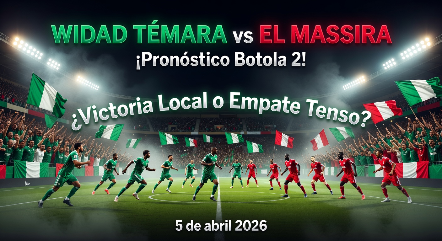 Widad Témara vs El Massira Pronóstico / Prediction