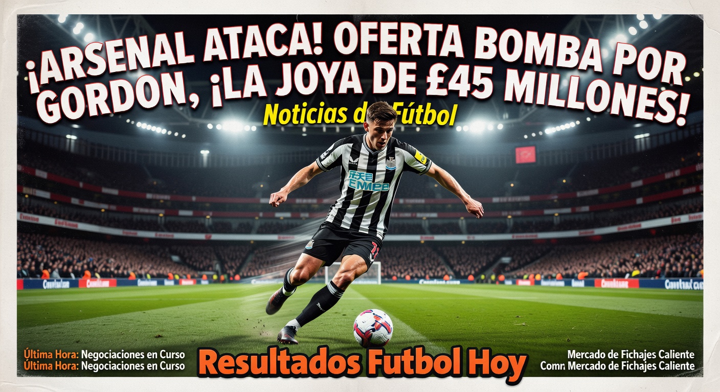 Arsenal preparing bid for Newcastle's Anthony Gordon (TouchlineX / Daily Briefing, Apr 6, 2026)