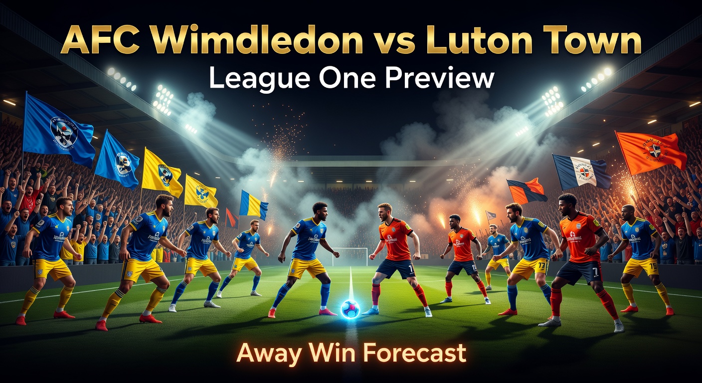 AFC Wimbledon vs Luton Pronóstico / Prediction