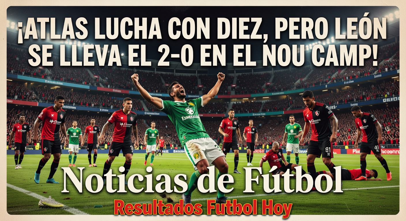 León Shut Out Atlas 2-0 in Liga MX (BBC Sport)