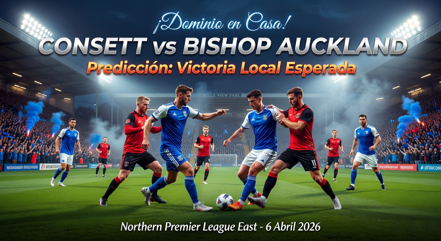 Consett vs Bishop Auckland Pronóstico / Prediction