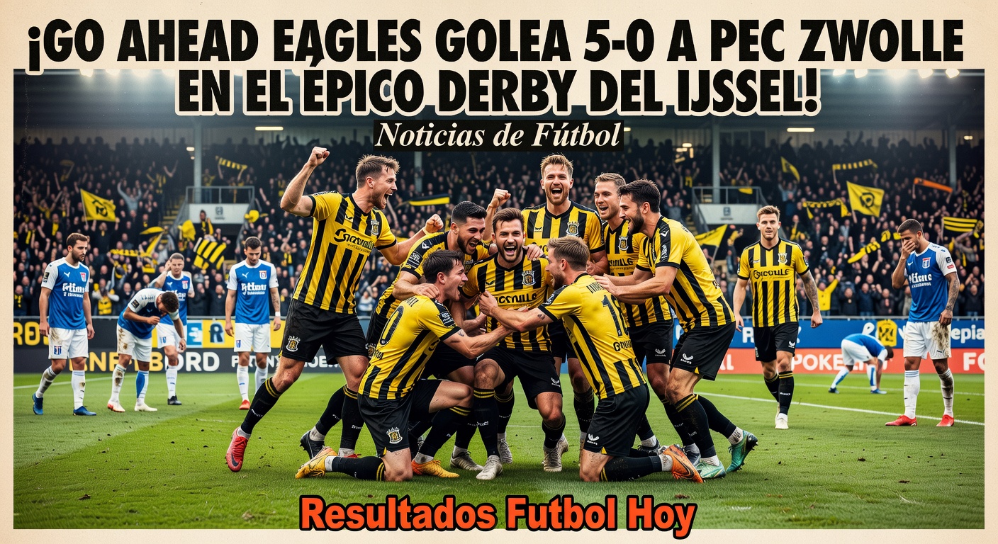 Go Ahead Eagles 5-0 PEC Zwolle (Eredivisie) - ESPN