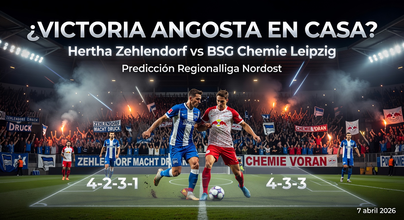 Hertha Zehlendorf vs BSG Chemie Leipzig Pronóstico / Prediction