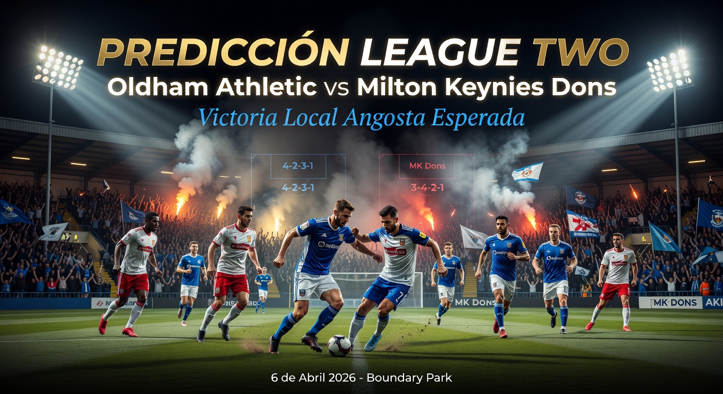 Oldham vs Milton Keynes Dons Pronóstico / Prediction