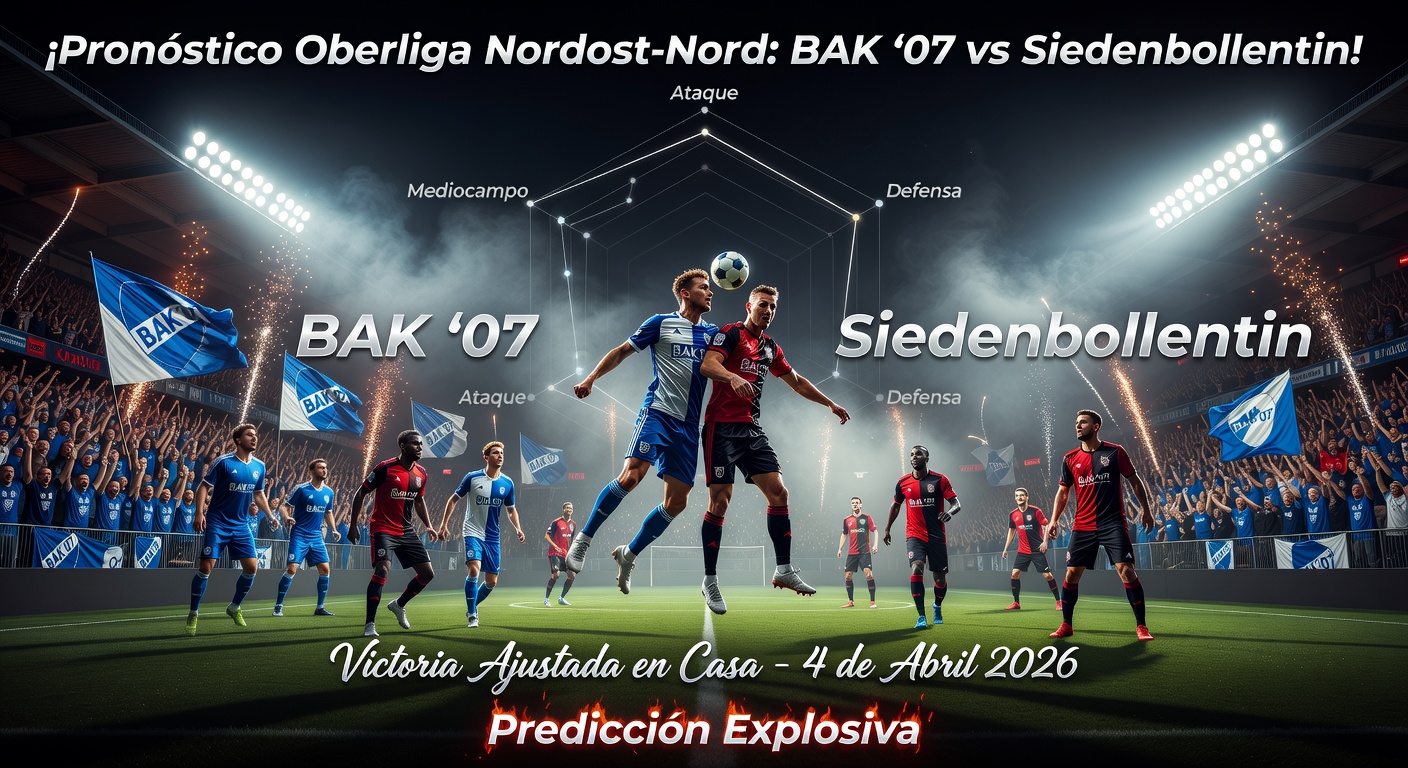 BAK '07 vs Siedenbollentin Pronóstico / Prediction