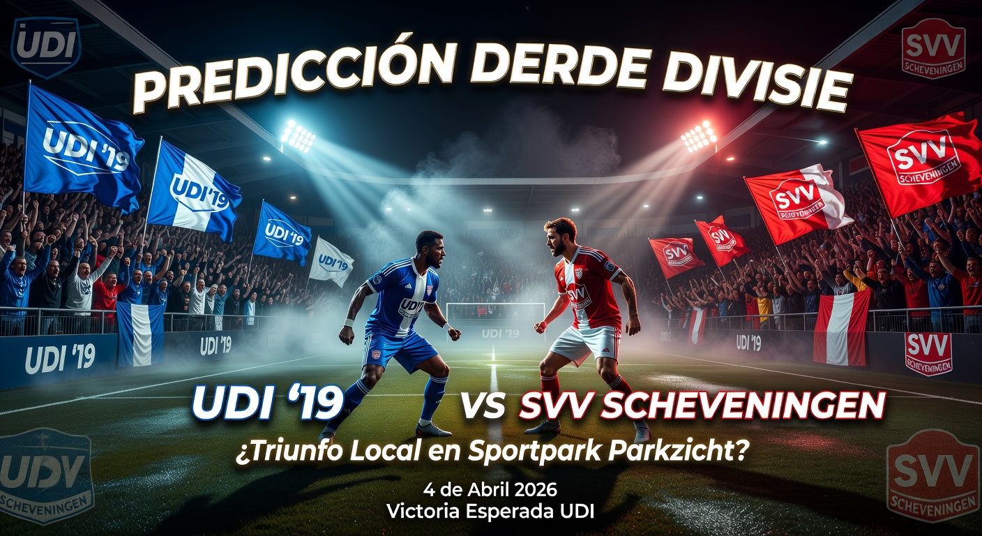 UDI '19 vs SVV Scheveningen Pronóstico / Prediction
