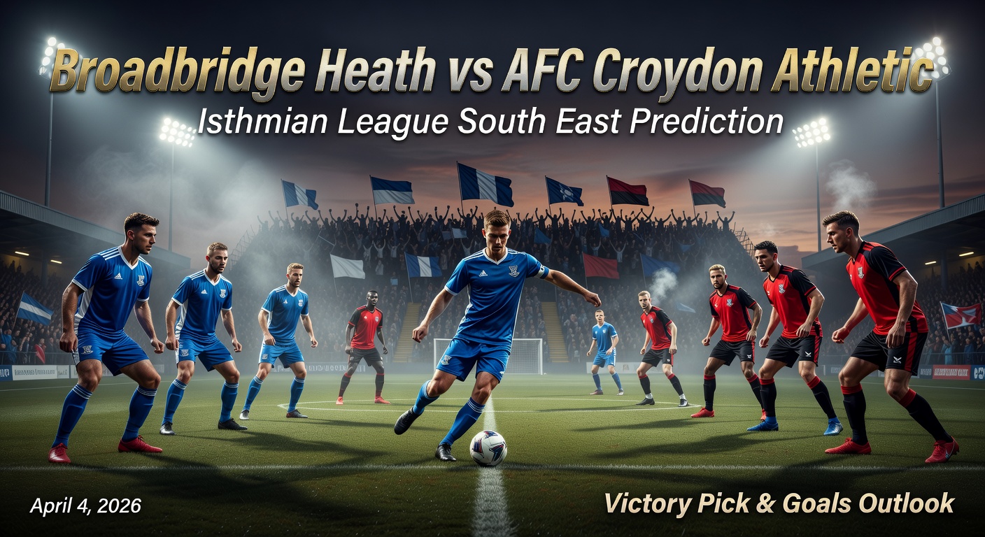 Broadbridge Heath vs AFC Croydon Athletic Pronóstico / Prediction