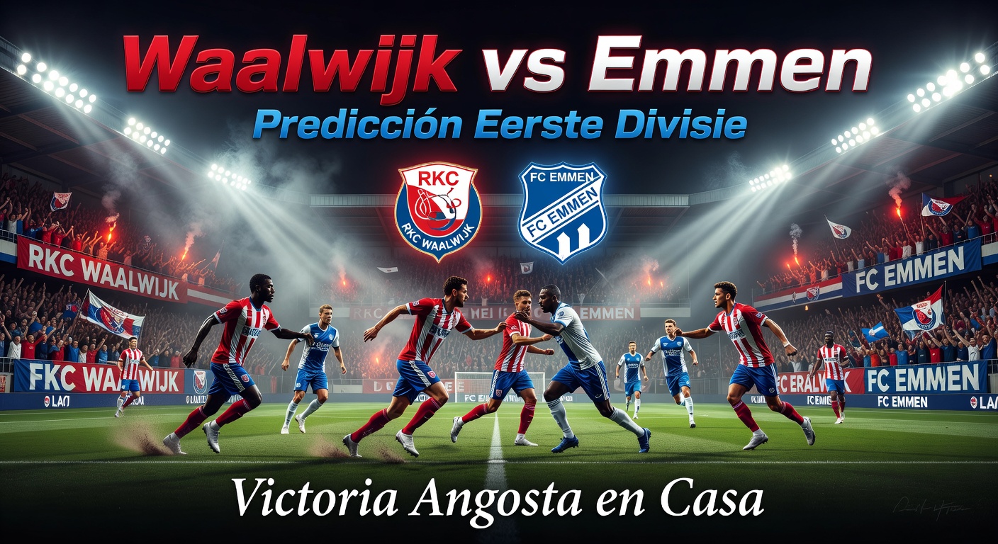 Waalwijk vs Emmen Pronóstico / Prediction