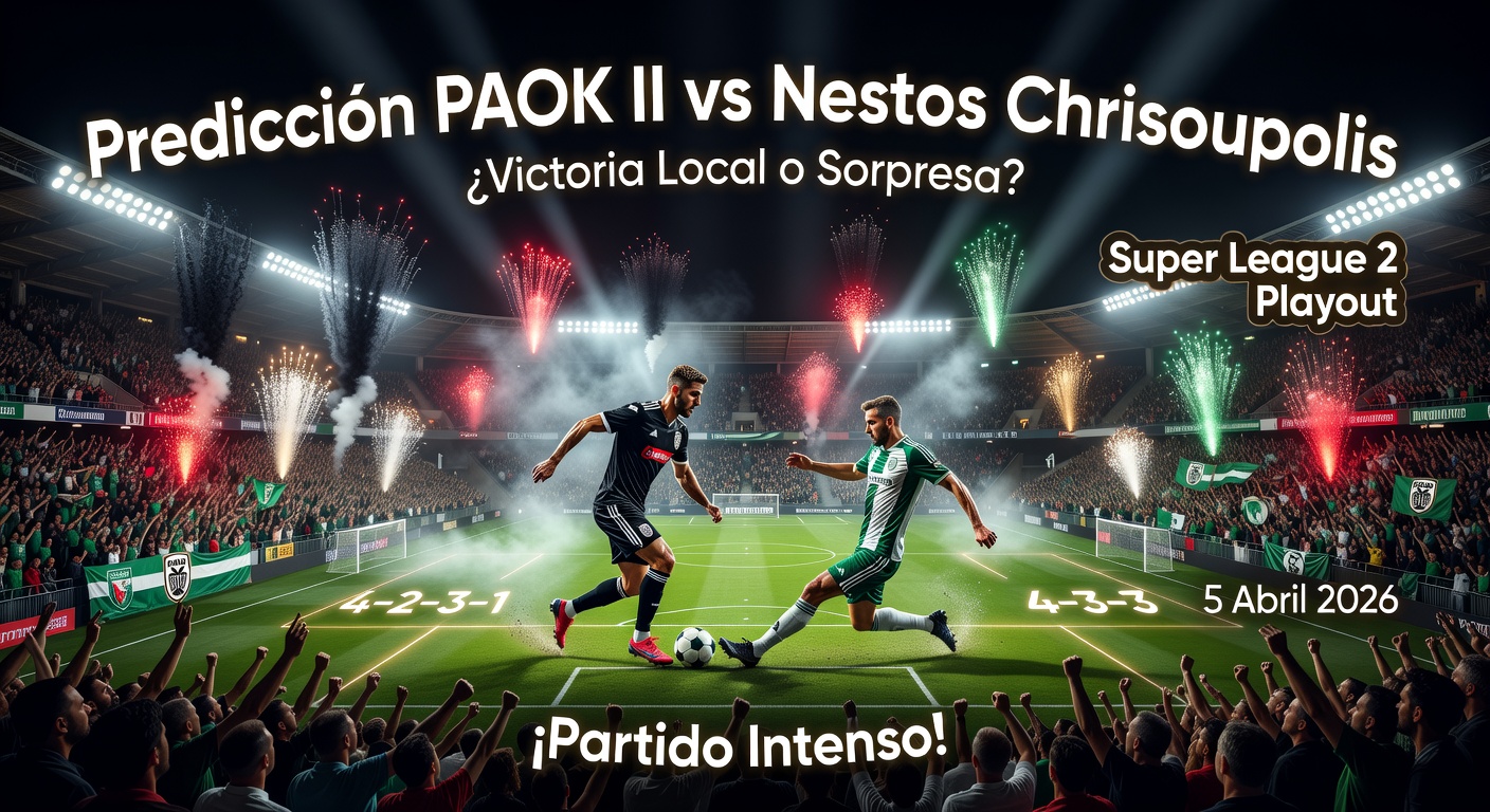 PAOK II vs Nestos Chrisoupolis Pronóstico / Prediction