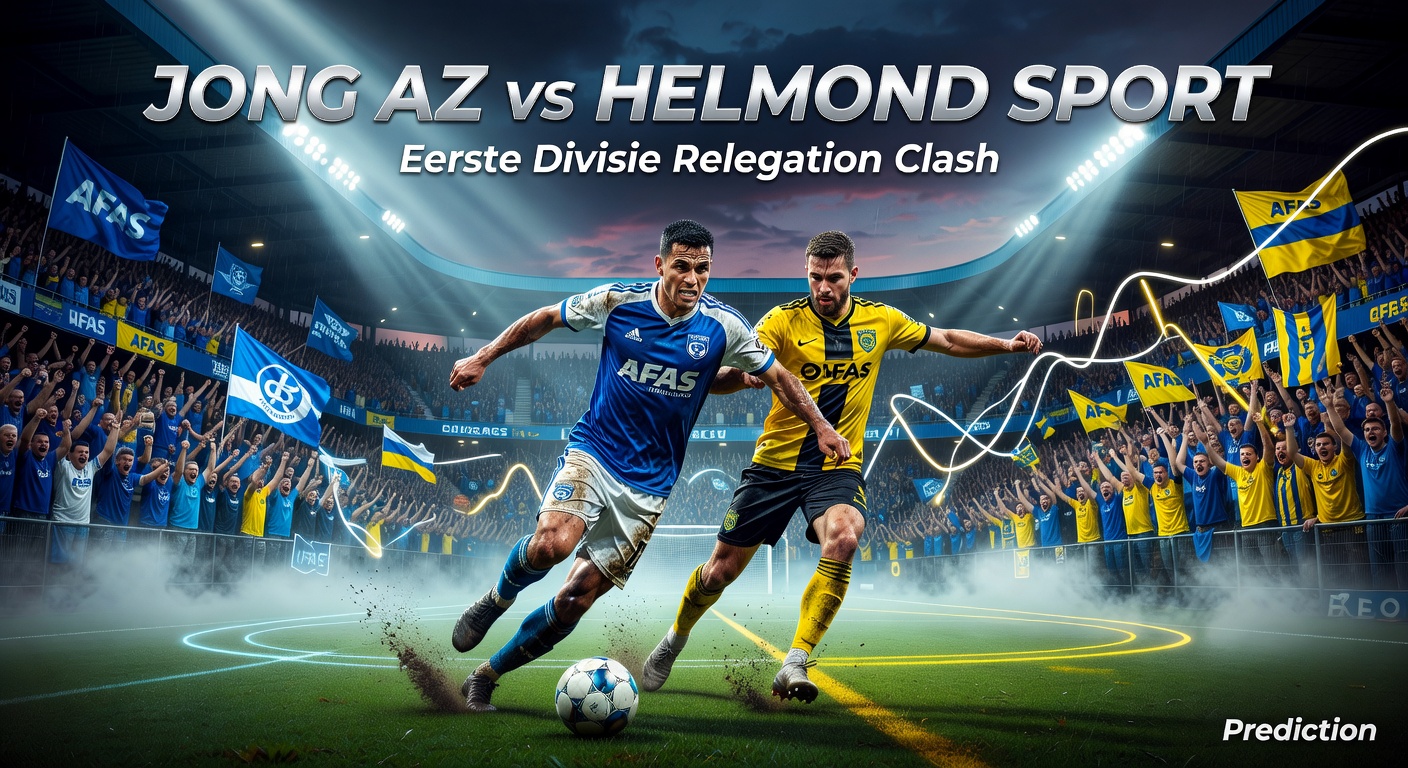 Jong AZ vs Helmond Sport Pronóstico / Prediction