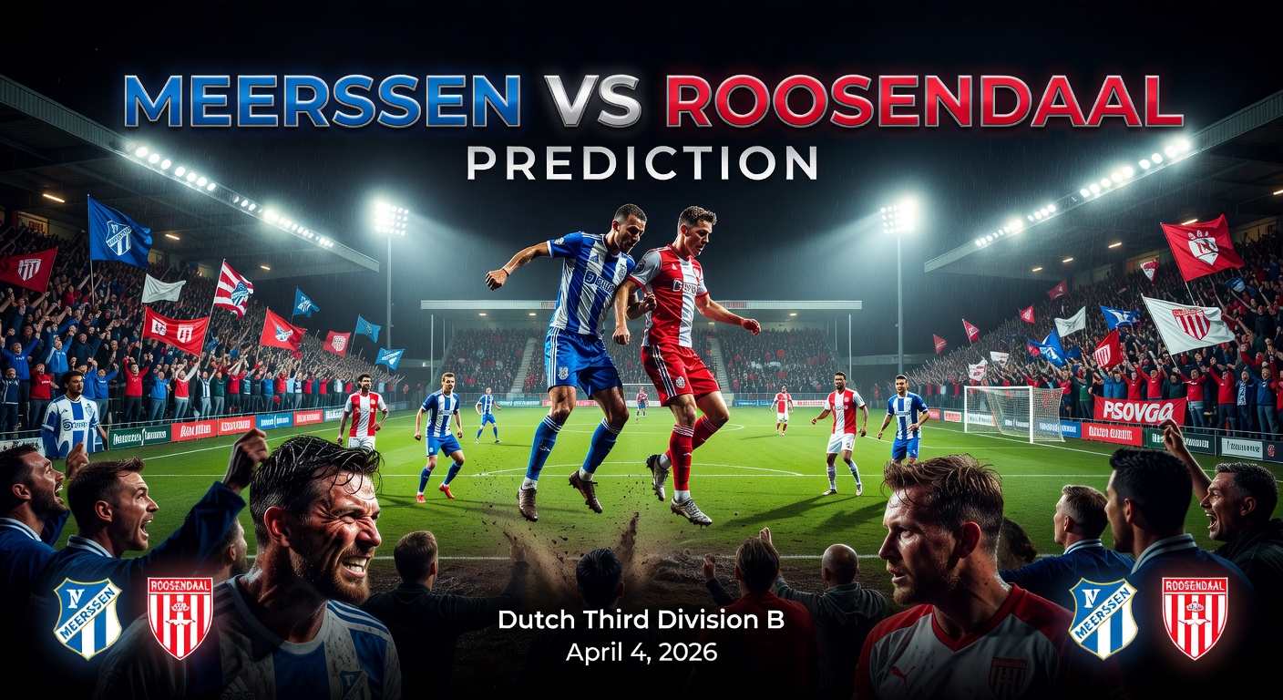 Meerssen vs Roosendaal Pronóstico / Prediction