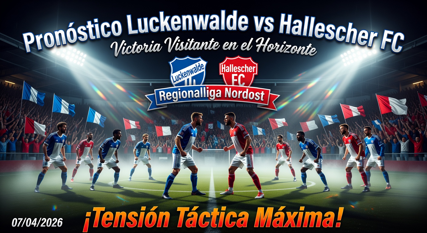 Luckenwalde vs Hallescher FC Pronóstico / Prediction