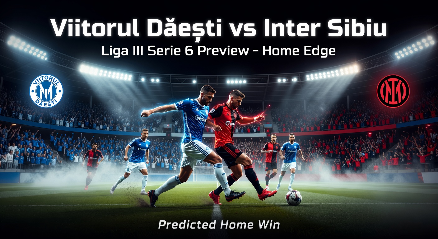 Viitorul Dăești vs Inter Sibiu Pronóstico / Prediction