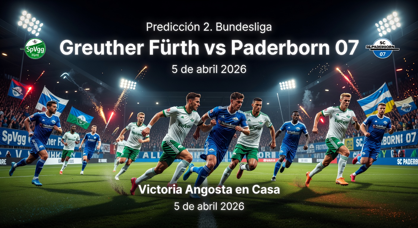 SpVgg Greuther Fürth vs SC Paderborn 07 Pronóstico / Prediction