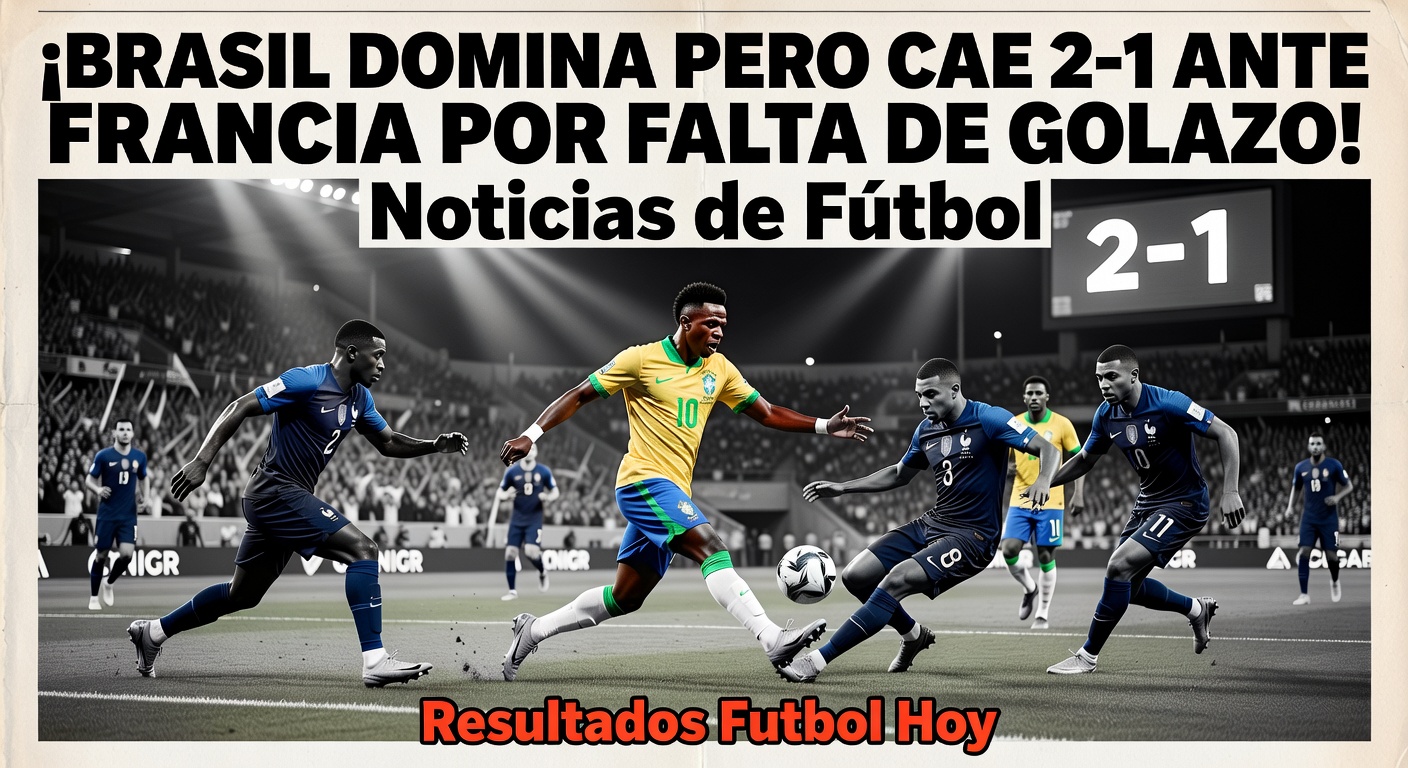 Brazil's Tactical Struggles Exposed in 2-1 Loss to France