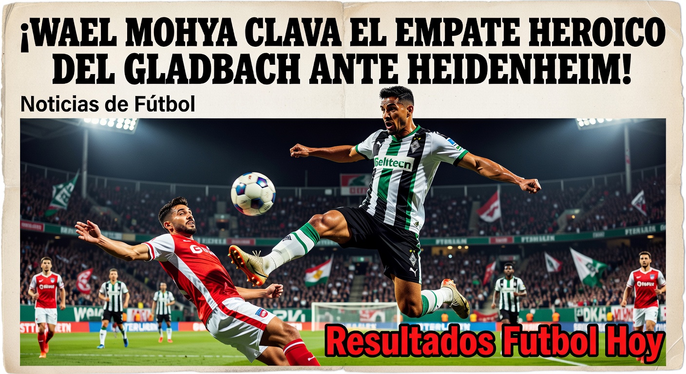 Borussia Mönchengladbach 2-2 Heidenheim in Bundesliga